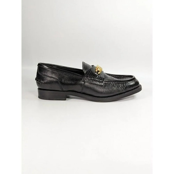 Alexander Wang Women's Carter Black Embossed Loafers Size 38.5 (MSRP $595) - Picture 4 of 12